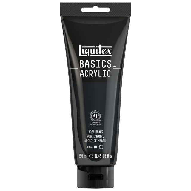 BASICS ACRYLIC 250ML IVORY BLACK