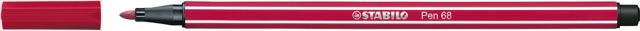 STABILO PEN 68 DARK RED