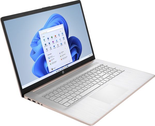 HP 17'' Notebook- Celeron N4120 QC, UMA, 4GB, 17.3'' HD+, Non-Touch, 256 GB SSD, MISC NO ODD Win 2017, 802.11ac 2x2 BT, HD Webcam, 1 Year Warranty Pale Rose Gold