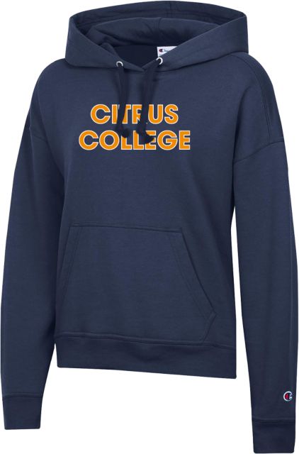 Citrus College Champion Womens Powerblend Pullover Hood Citrus College - ONLINE ONLY
